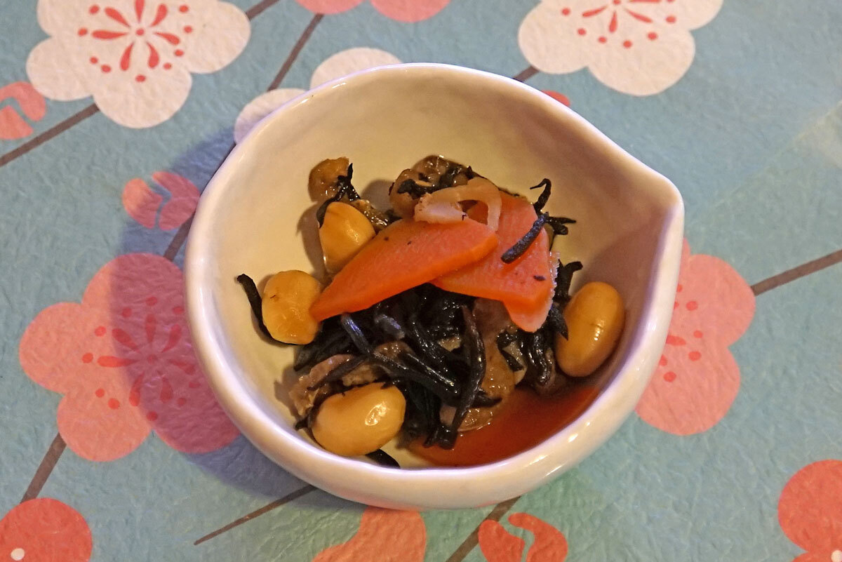 ひじきの煮物：茨城県小美玉市の農家レストラン「野菜が笑う台所あかね」