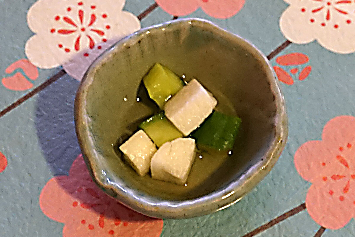 山芋ときゅうりの浅漬け：茨城県小美玉市の農家レストラン「野菜が笑う台所あかね」